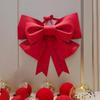 Christmas Bows For Wreaths Large Holiday Topper Ribbon Tie Bow Tree Topper For Home Outdoor Farmhouse Wall Indoor Crafts