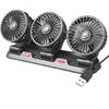 3 Head Cooling Fan with Phone Number Plate for SUV Truck Vehicle 360 Degree Rotating 5V/12V/24V Air Ventilation Fan
