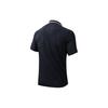 Anta Striped Breathable Sports Polo Shirt Men Tops Basic-Black 152427123-4