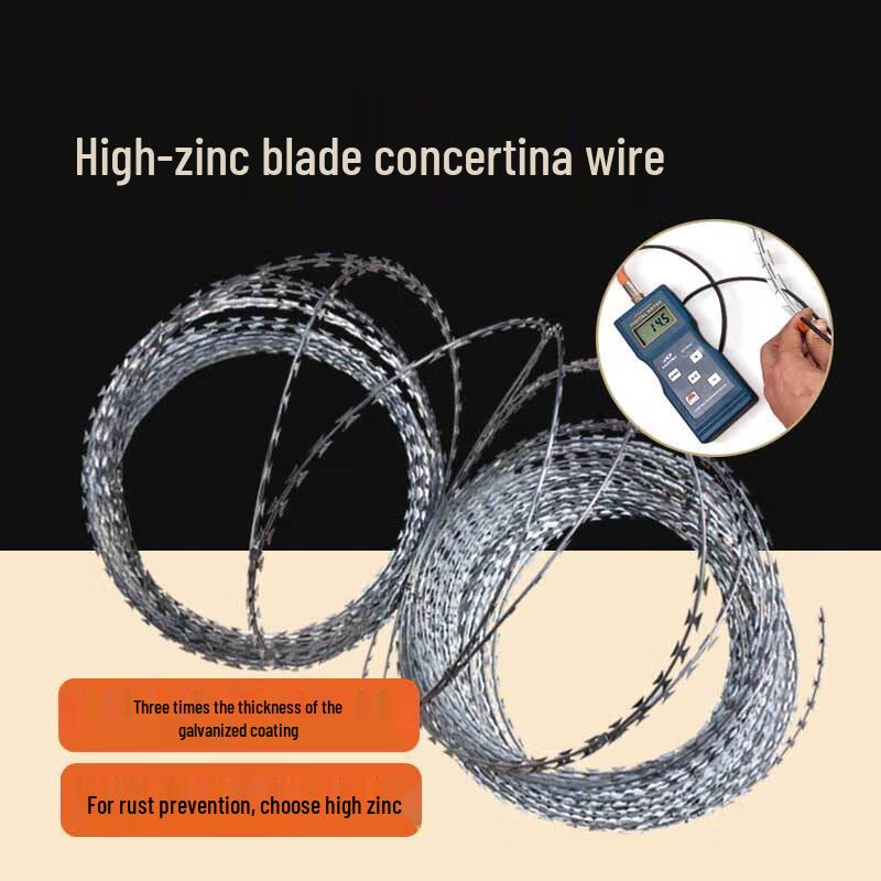 Galvanized Anti-Climb Razor Wire