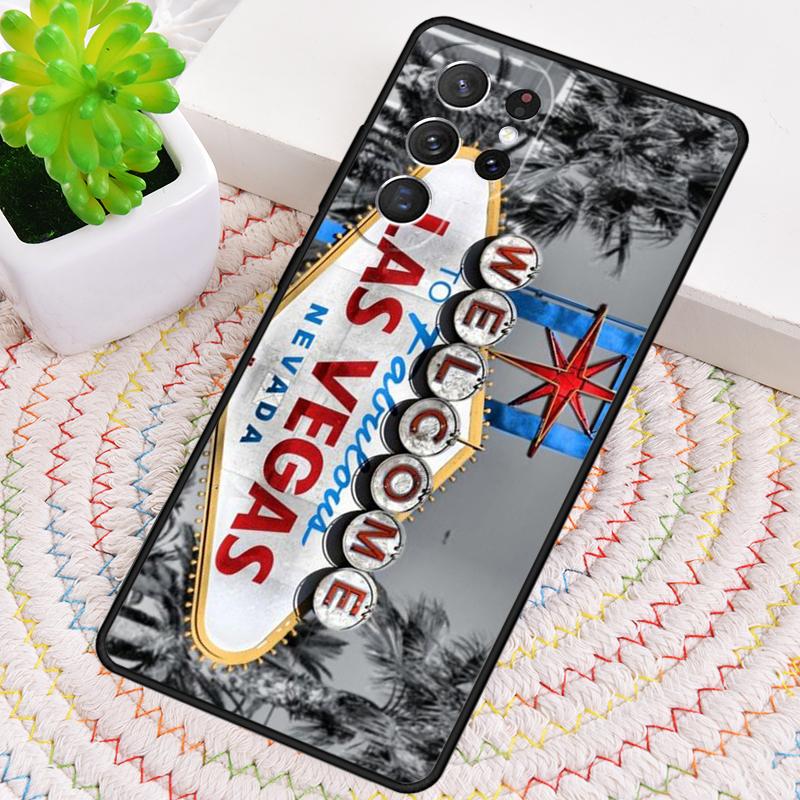 Las Vegas Nevada Gamble Silicone Phone Case For Samsung Galaxy note 10 pro S26 S25 S24 S23 S22 S21 Plus S25Ultra Capa Cover