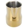 Milk Pitcher 450ML 304 Stainless Steel Frothing Cup Drip Free Coffee Steaming Pitcher Gold
