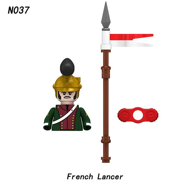 

Новая средневековая фигурка Наполеона, модель кавалерии Arma, мини-знамени, детские строительные блоки, игрушки, подарок для мальчиков и девочек, Moc Ww2 Juguetes About 4.5 CM