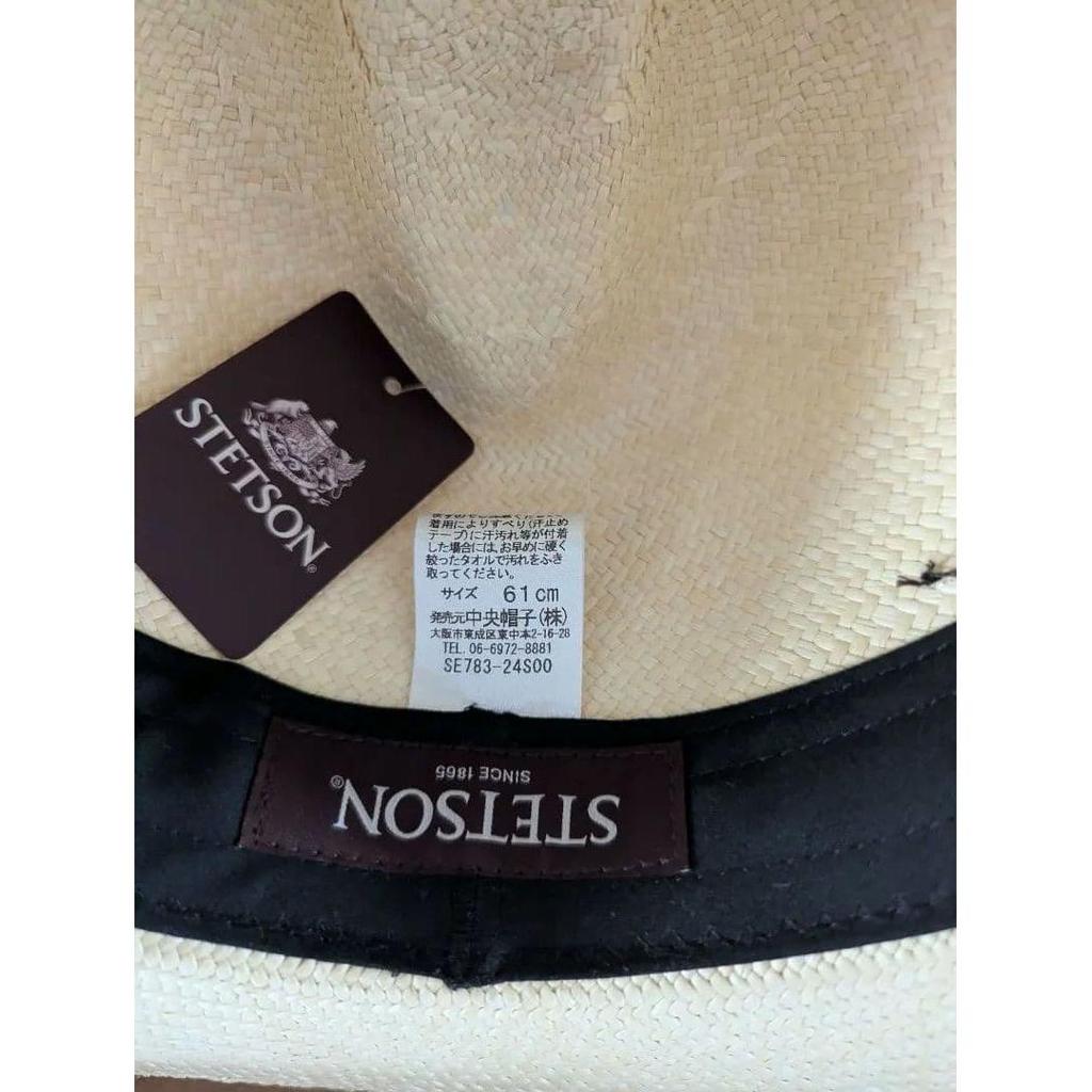 Used STETSON Panama hat se783 61cm