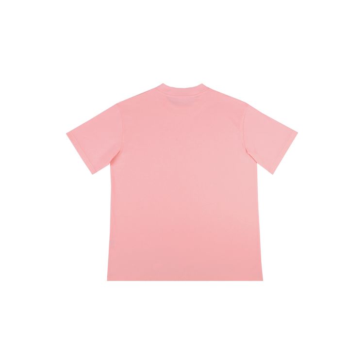 Αντιπνέον Casual Κοντομάνικο T-Shirt με Εκτύπωση Λογότυπου Li Ning Unisex Μπλούζες Απαλό Ροζ YHSU167-1