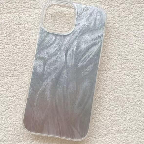 EUCAGR For OPPO A6 Pro 5G Phone Case OPPO A6 Pro 4G Case OPPO F31 5G Anti fall Luxury Laser Silver Gradient hard Back Cover