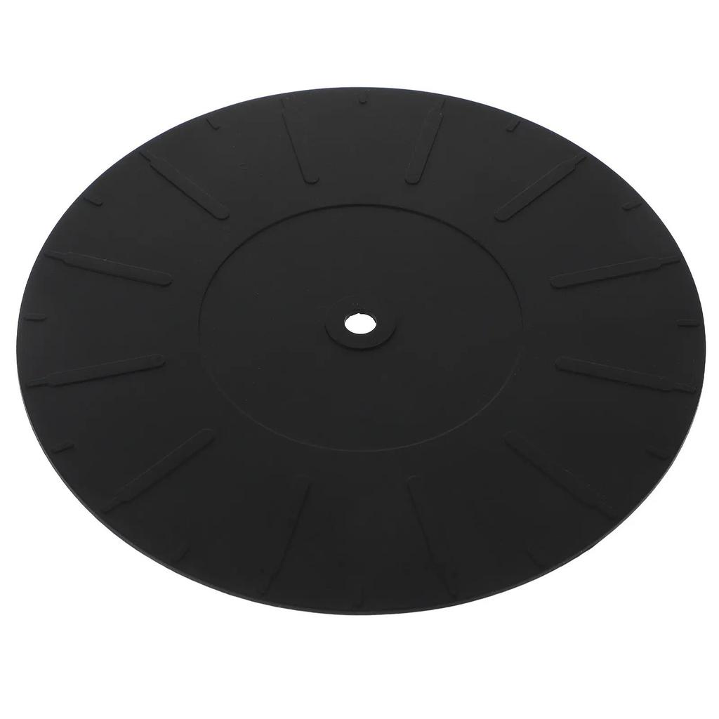 7-inch Vinyl Record Mat Anti-Slip Mat for LP Turntables Rubber and Silicone Turntable Mat Shock-Absorbing and Noise-Reducing