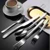 5/25pc Stainless Steel Tableware Star Diamond Shaped Tableware Set Knife Fork and Spoon Dessert Dinnerware Wedding Favour