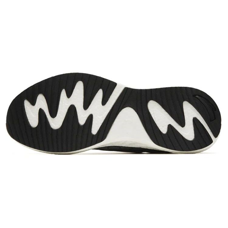 Anta Mars Foam Comfortable Shock Absorbing Non-Slip Wear-Resistant Low-Top Running Shoes Men Sneaker Silver Black 112315585-5