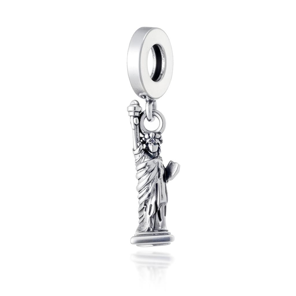 Travel & Life Charms for Bracelet DIY Jewelry Making Eiffel Tower Statue of Liberty Family Birthday Pendant Beads Gift