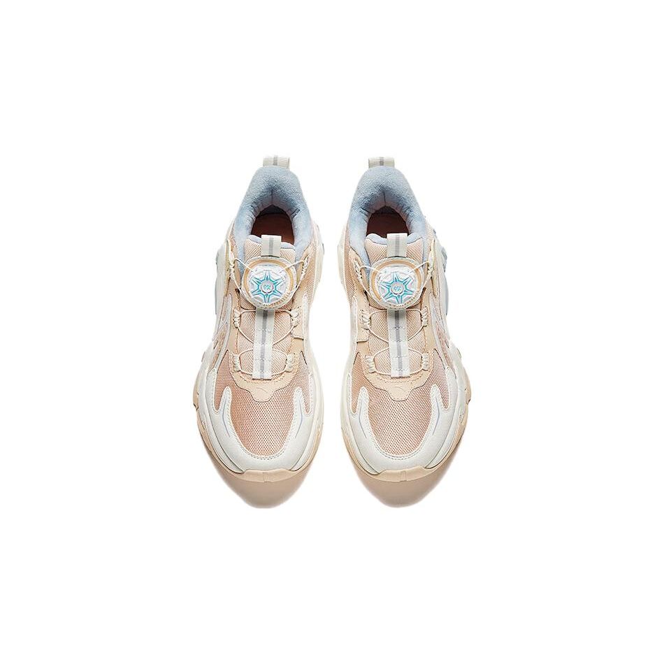 Anta Outdoor Series Versatile Sweat-Absorbing Low-Top Kids Running Shoes Kids Sneakers Brown White 322346904-3
