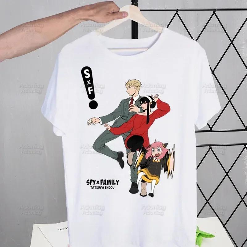Spy X Family Anime Kawaii Anya Forger SPYFAMILY Men's Tshirt Cute Shirt Mens Fashion T-Shirt For Men Casual Tops Short Sleeve