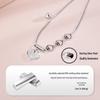 S925 Sterling Silver Ruyi Cloud Peace Lock Bracelet - Elegant Gift for Her, Perfect for Valentine's Day & Seven Stars Festival
