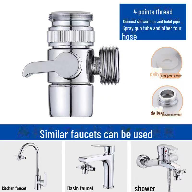 

Трехходовой распределитель воды: Смеситель для раковины, стиральная машина и клапан переключения душа