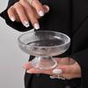 Glacier Glass High-footed Serving Plate