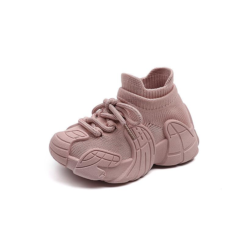Spring and Autumn Style Boys and Girls Breathable Mesh Comfortable Soft Sole Sports Shoes