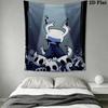 Hollow Knight Wall Tapestry Aesthetic Wall Hanging Printed Fabric Blanket Decorative Tapestries for Bedroom Living Room Home Decor