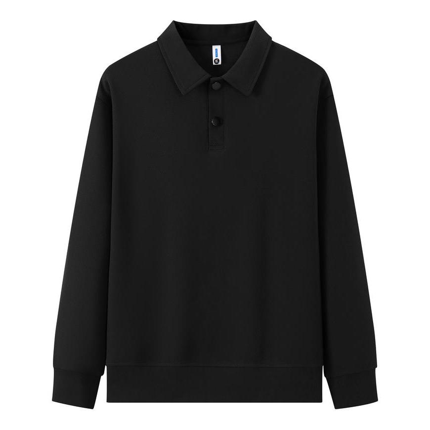 Business Casual Outdoor POLO-Pullover Herbst Einfarbig Revers Langarm Hoodie Paar-Outfit Herren und Damen Modisches Hoodie Boutique Top