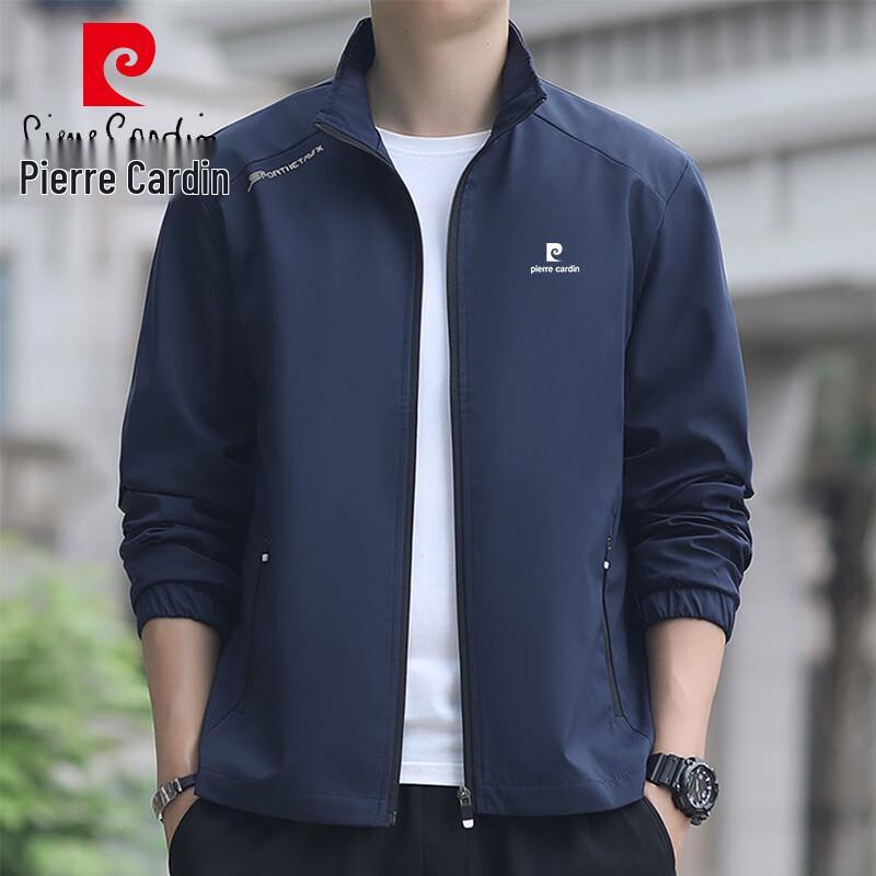 Pierre Cardin Men's Stand-Collar Casual Jacket