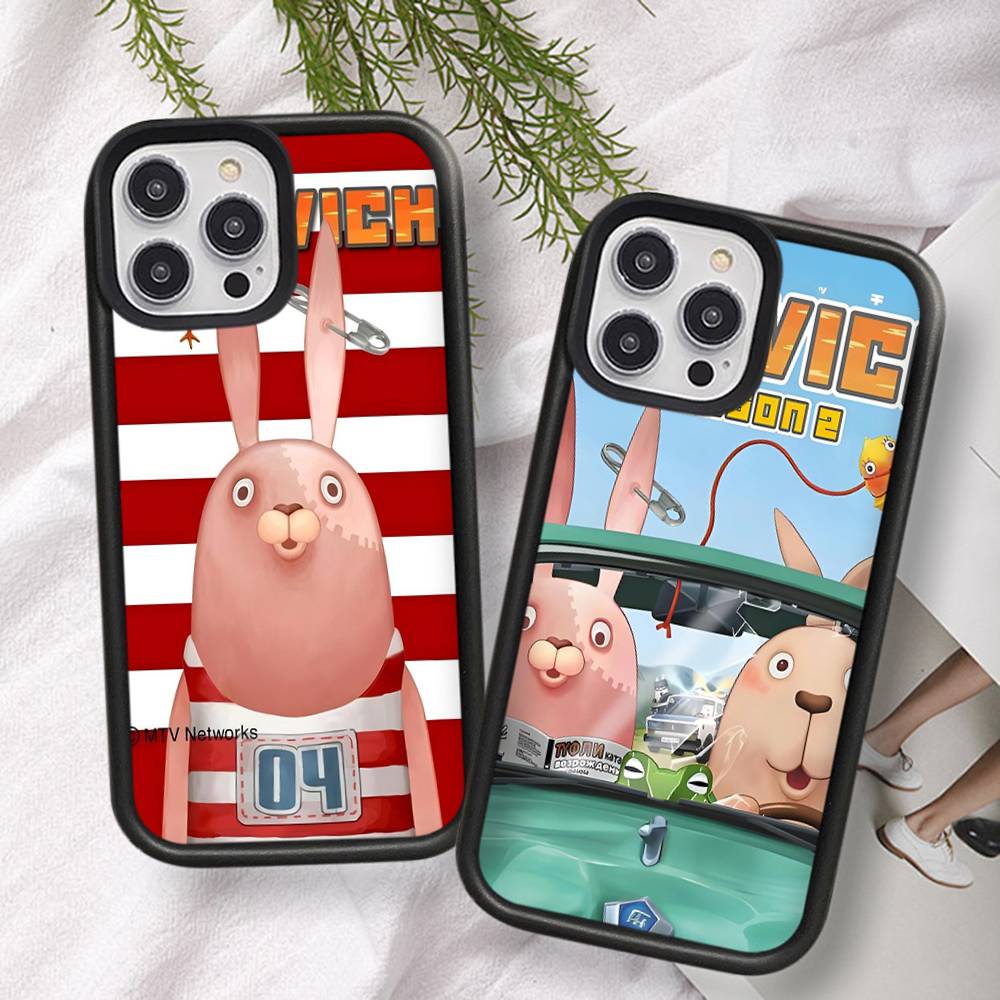 Anime U-USAVICH  Phone Case For iPhone 17 16 15 14 13 Plus 12 11 Pro Max PC+TPU Cases Back Cover