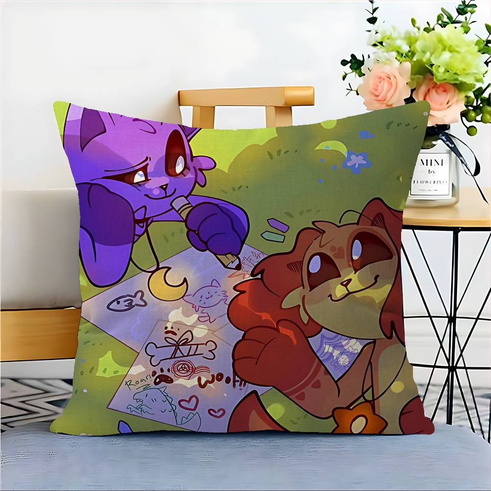 

Video Game Poppy-p-playtimes Personalized Pillow Dust Cover Bedroom Kids Party Decoration Pillowcase Birthday Children Gift 12x12Inch