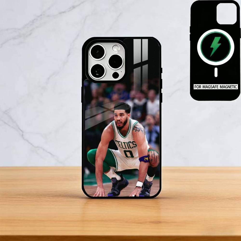 

Jayson Tatum Phone Case For iPhone17,16,15,14,13,12,11 Plus,Pro Magnetic with Magsafe Wireless Charging iPhone11Pro