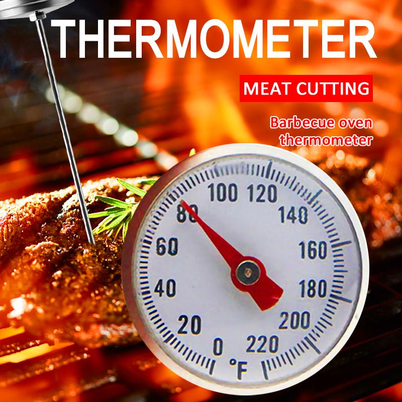 Kitchen Thermometers High Temperature Resistance Cooking Barbecue Milk Meat Baking Oil Temperature Meter