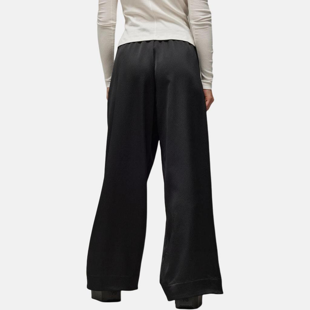 Y-3 Elastic Waist Wide Leg Solid Color Casual Pants Women pants Black IN4398