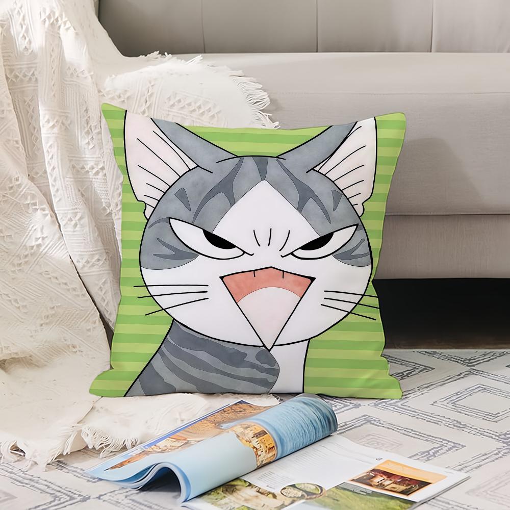 Cartoon C-Chi's S-Sweet H-Home Pillow Case Office Cushions Suitable For Sofa Car Bedroom Decorative Cushion Cover