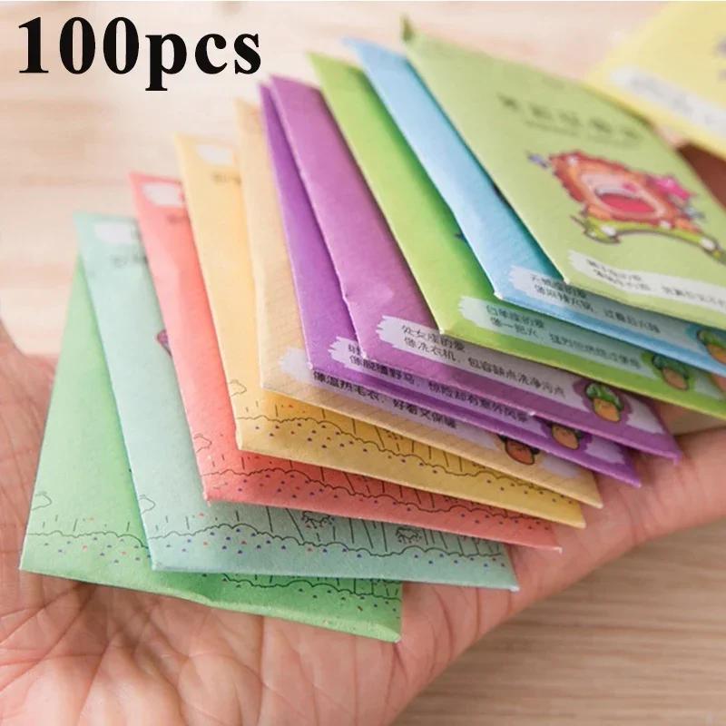 

100pcs Fragrance Sachets Freshener Bag Natural Aromatherapy Random Taste Incense Wardrobe-Cupboard Paper Pocket China Mainland