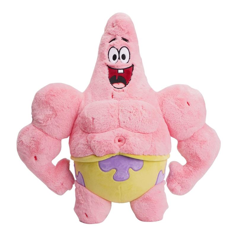 Potdemiel Honey Pot Spongebob Muscle Doll Cute Plush Toy Patrick Funny Doll Series Decorative Doll Gift Toys.