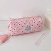 Lightweight Makeup Bag Polka Dot Stationery Storage Pouch Simple Pen Bag  Students Supplies