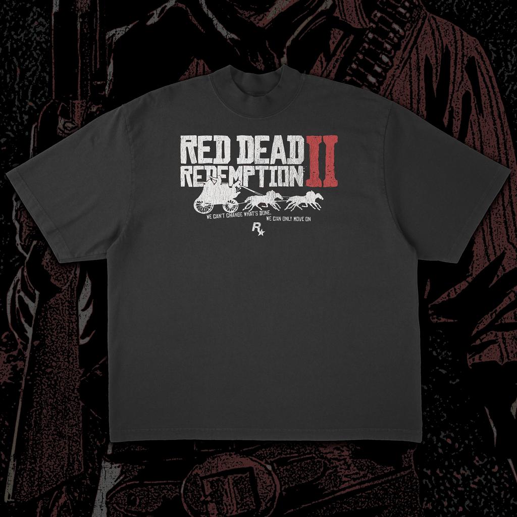 Retro Red Dead Redemption Game Gekopieerd Ontwerp Unisex T-shirt Puur Katoen Alle Seizoenen Casual Streetwear Top Oversized T-shirt