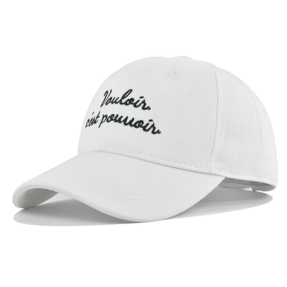 Duck Tongue Hat Personalized Letter Embroidered Baseball Hat Sunshade Hat Cotton