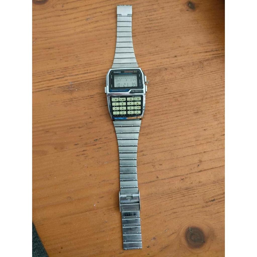 Used CASIO DATA BANK 80 Digital Watch