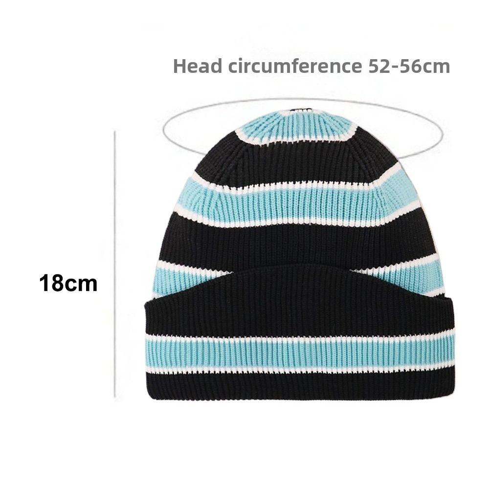 Warm Knitting Cap Hat Wool Acrylic Cold Cap Fashion Beanie Bonnet  Outdoor