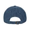 Cute Golden Retriever Puppy Graphic Washed Denim Baseball Cap Adjustable Casual Outdoor Hat