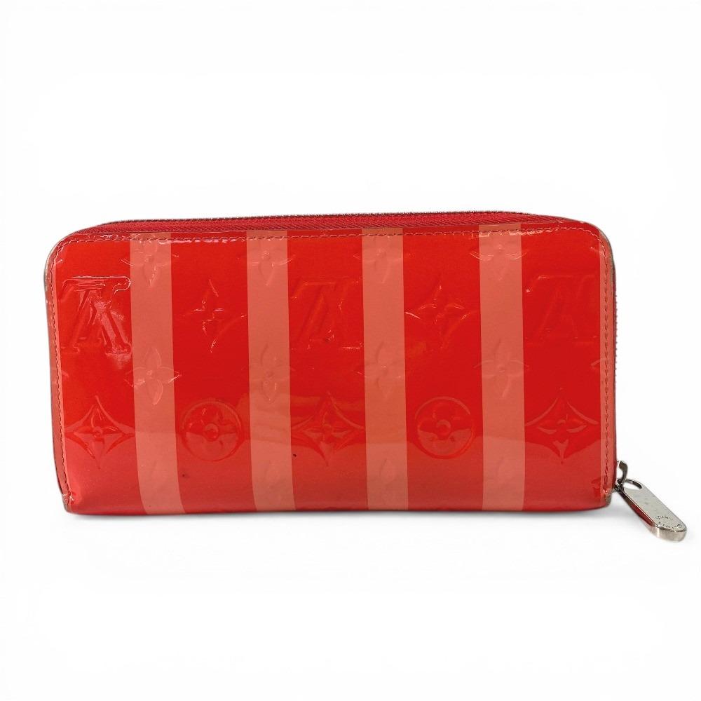 Louis Vuitton M58036 MonogramVernis Rayures Zippy Wallet Zip Around Long Wallet
