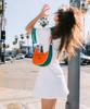 Kandini Orange Hobo Bag