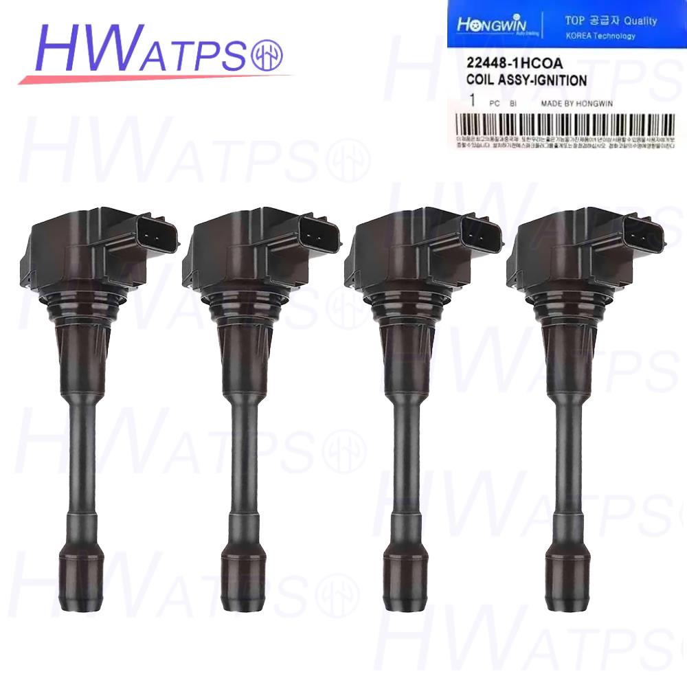 22448-1HC0A 224485RB0A B233 GN10648 UF719 Brand New Ignition Coil For Nissan Micra Versa March Versa Note 1.6L L4 2011 2012-2017 X4 Coil