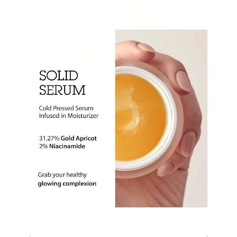 Blithe Pressed Serum Gold Apricot Glass Skin Korean Skincare Moisturizer/Serum 50ml,Niacinamide Serum For Natural Glow & Radiance,Face Serum For