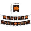 2025 Cartoon Halloween Pattern Banner Paper with Pumpkin Ghost Happy Birthday Banner Halloween Birthday Decorations Boys Girls