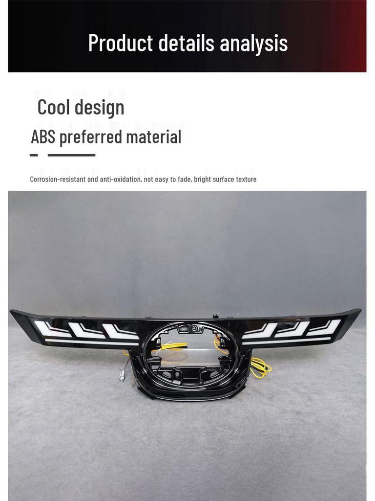 LED Front Grille Light for 19-25 Toyota Levin: Sequential Turn & Daytime Running Light Modification