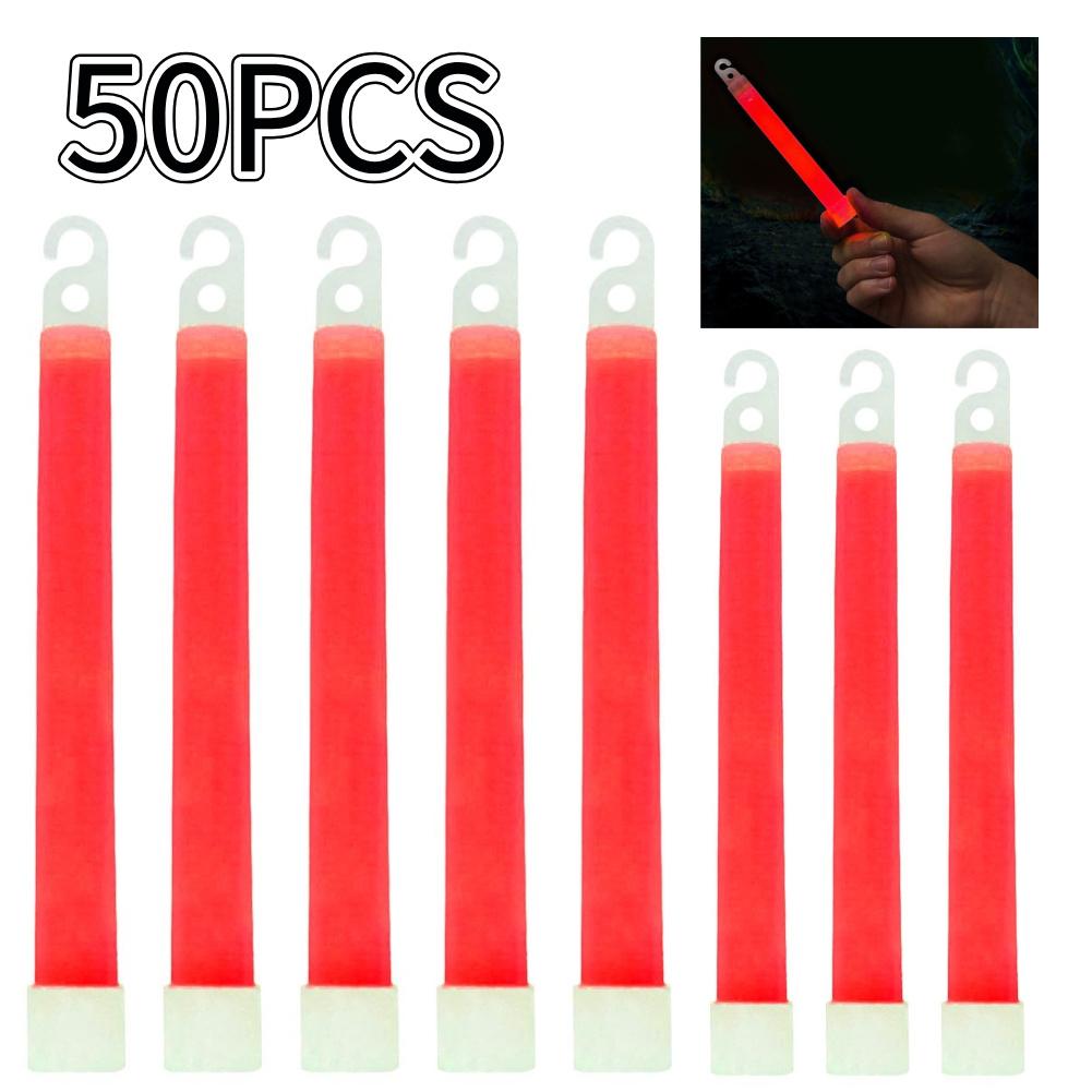 10/50PCS 6 Inch Survival Kit Military Glow Light Sticks Walking and Hiking Camping Outdoor Equipment Supplies