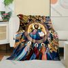 Multi-Size Jesus and The Twelve Apostles Throw Blanket - Warm Gifts for Women, Men, Girls, Super Soft Fluffy Next Day Shipping