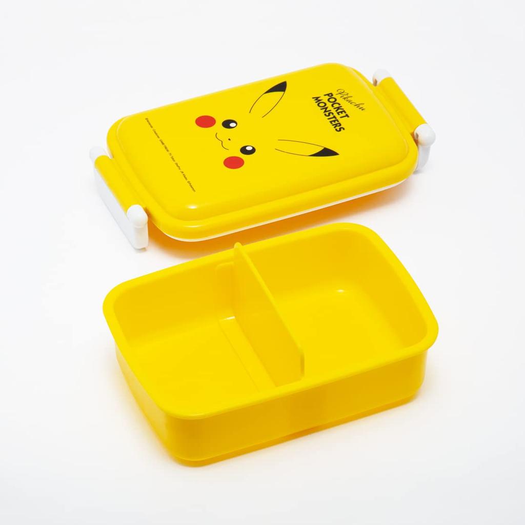 Skater Lunch Single Made In Pokemon Pikachu Face RBF3ANAG Kids' Box, Tier, 450ml, Dome-Shaped, Antibacterial, Japan, 23,