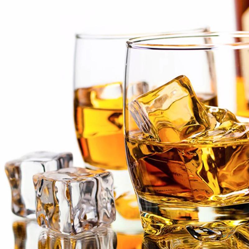 16Pcs 17Mm 20Mm Artificial Acrylic Square Shape Ice Cubes Photography Props