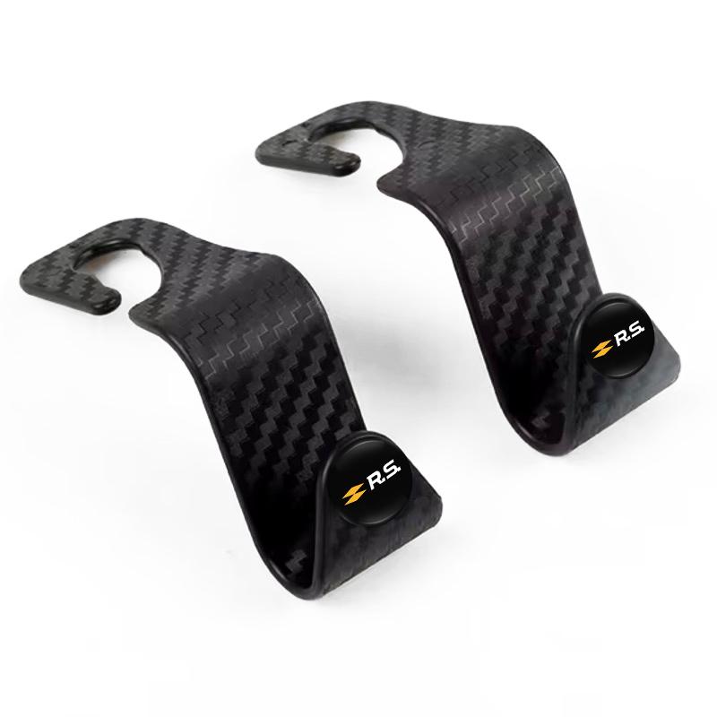 2Pcs Portable Car Seat Back Hooks Accessories For Renault Megane 2 3 4 Twingo Clio Talisman Captur Kwid Scenic GT Duster Koleo XX2
