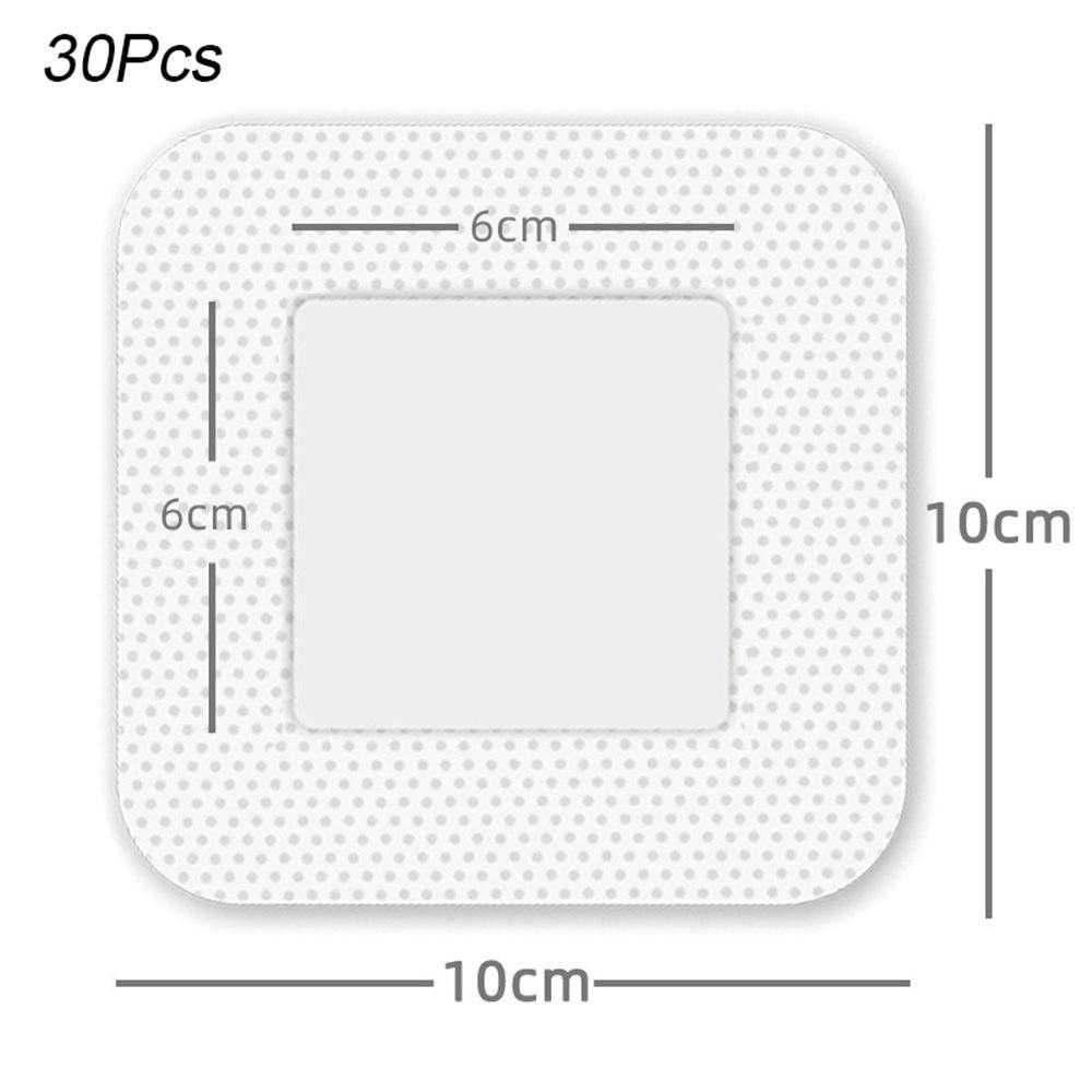 30Pcs 10x10cm/15cm/20cm/25cm Medical Sterile Wound Dressing Breathable Adhesive Large Size Band Aids Bandage Wound Care Sticker