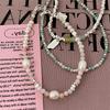 Women's Retro Crystal Pearl & Silver Bracelet - Simple, Versatile, Fashionable